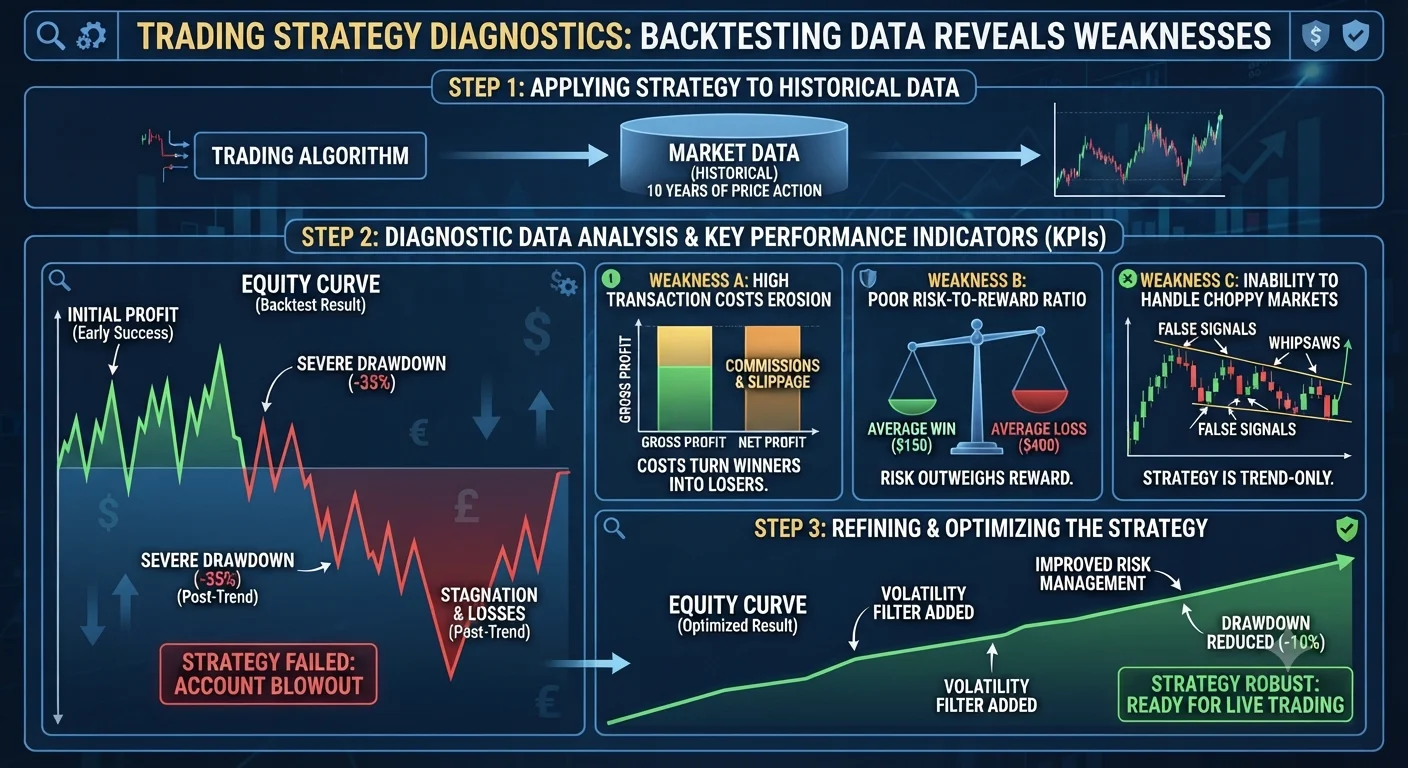 How Backtesting Data Reveals Strategy Weaknesses: A Walkthrough