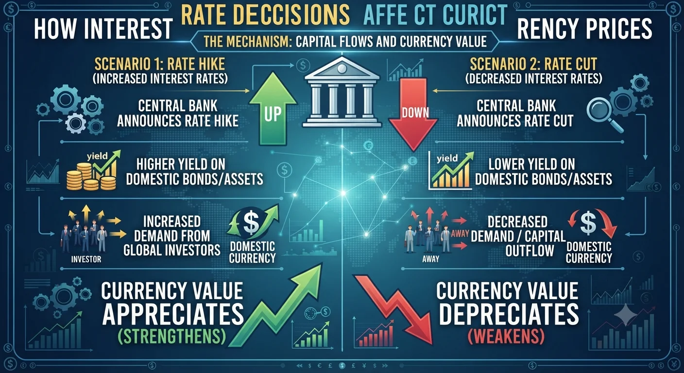 How Interest Rate Decisions Affect Currency Prices