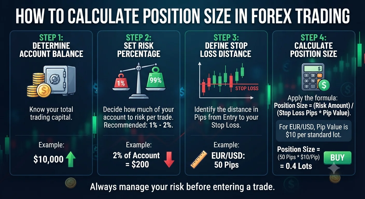 How to Calculate Position Size in Forex Trading